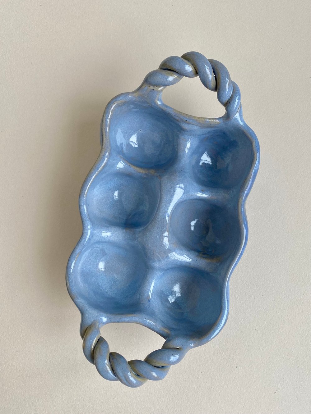 Image of Pale Blue Egg Tray