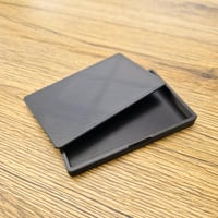 Deep Coin Tray WITH LID. Fits Ridge style walltets (wallet not included). Optional felt lining