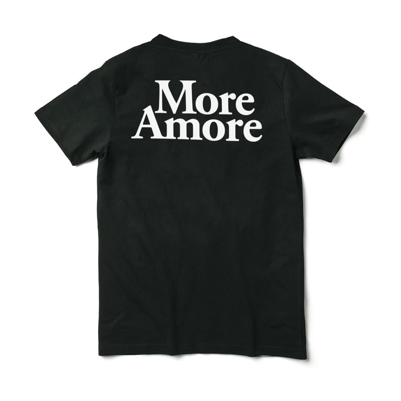 Image of S/S More Amore - Black/White - Organic Cotton - Limited to 100 Pieces ! 