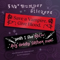 Image 5 of Big Deadly Slasher Men | Bumper Sticker