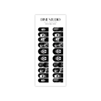 Image 4 of MONOCHROME  MICHEAL MYERS NAIL DECALS