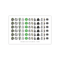 Image 5 of BEETLE JUICE 1 HALLOWEEN NAIL DECALS