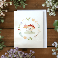 Image 1 of Birthday Mushroom - Greeting Card