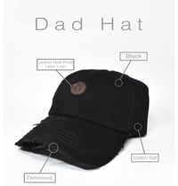 Guillarte Logo Dad Hats - Leather Patches 