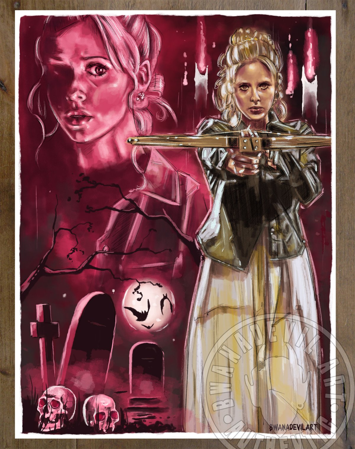 Image of Buffy the Vampire Slayer Art Prints (9x12" )