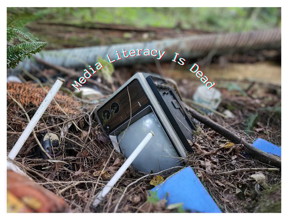 Image of Media Literacy is Dead | Prints Collection 