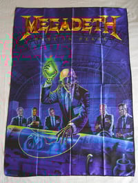 Image 1 of MEGADETH - Rust in peace Flag (cloth poster Banner tapestry) Thrash Speed metal Dave Mustaine