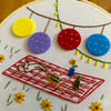 Purrfect Picnic Embroidery Kit