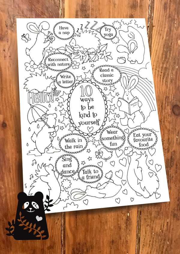 Image of 10 Ways Colouring Sheet