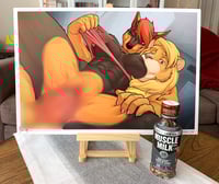 Image 4 of "Predatory 2" Signed Print