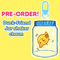 Duck-Friend In A Jar Shaker Charm [PRE-ORDER]