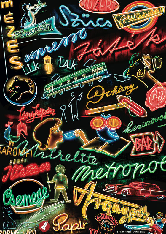 Image of 'Hungarian Neon' Poster