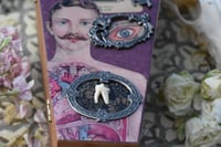 Image 6 of Wooden Coffin Mixed Media Stash Box / Trinket Box - "Eternal Youth Elixir"
