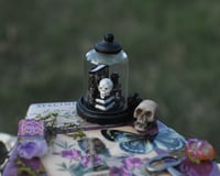 Image 7 of Wooden Coffin Mixed Media Stash Box / Trinket Box - "Eternal Youth Elixir"