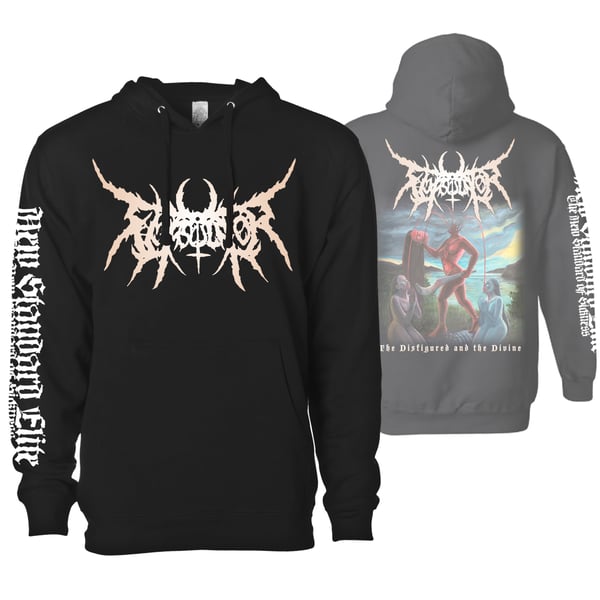 Image of EMASCULATOR "THE DISFIGURED AND THE DIVINE" HOODIE