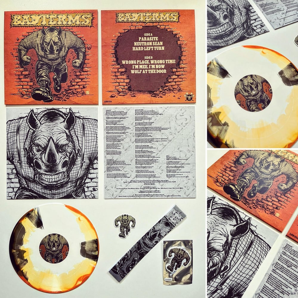 BADTERMS - Rhino 12" in Rhino Smash Wax (150 made)