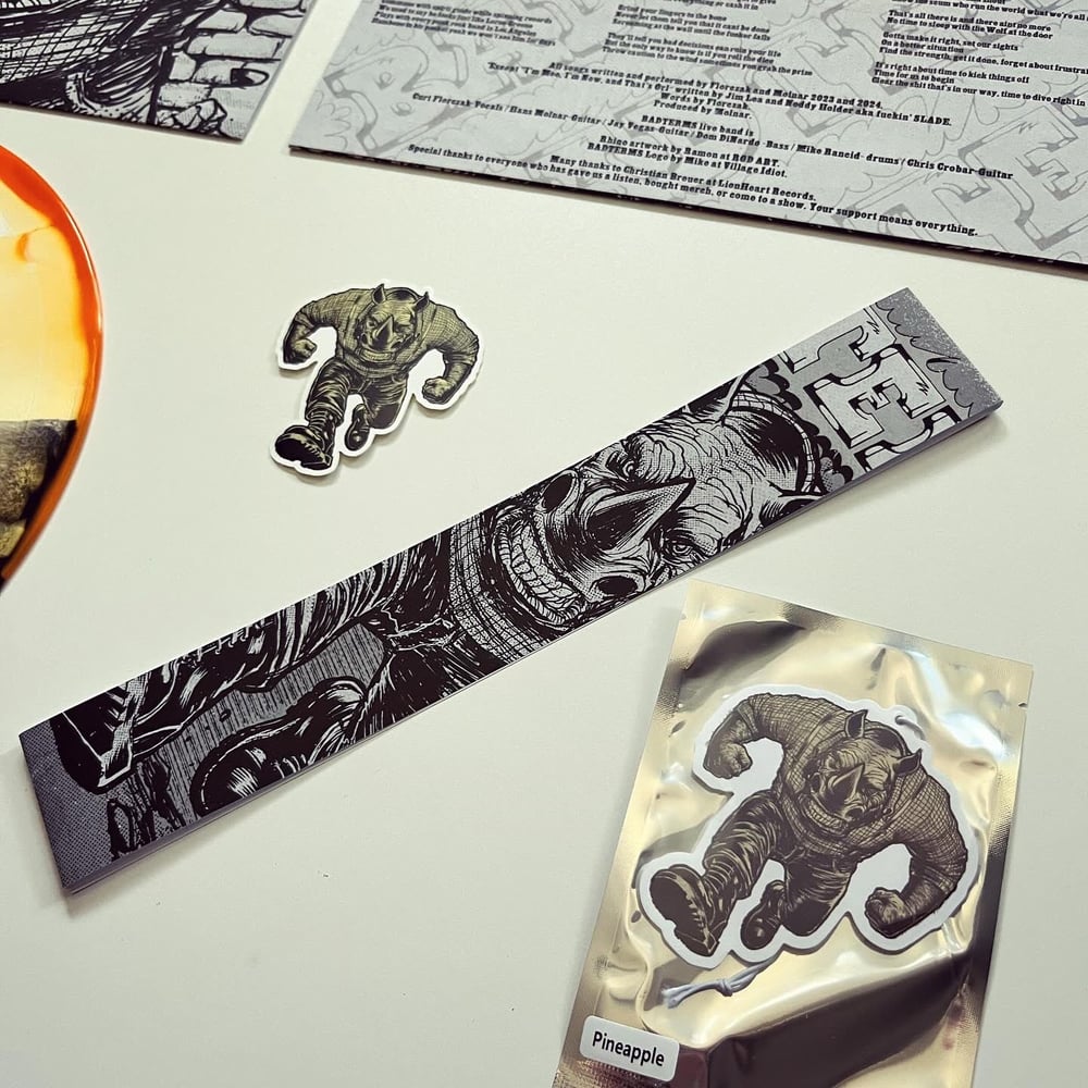 BADTERMS - Rhino 12" in Rhino Eye Wax (150 made)