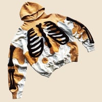 Image 2 of REWORKED FLOW 3D PUFF BONES HOODIE SIZE L