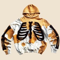 Image 1 of REWORKED FLOW 3D PUFF BONES HOODIE SIZE L