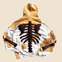 Image 5 of REWORKED FLOW 3D PUFF BONES HOODIE SIZE L