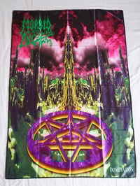 Image 1 of MORBID ANGEL - Domination Flag (cloth poster Banner tapestry) Old school Death metal
