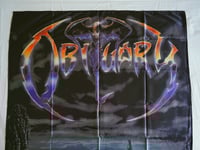 Image 2 of OBITUARY - The end complete Flag (cloth poster Banner tapestry) Old school Death metal
