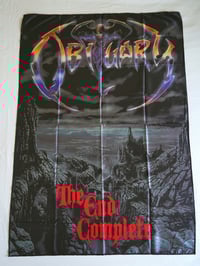 Image 1 of OBITUARY - The end complete Flag (cloth poster Banner tapestry) Old school Death metal