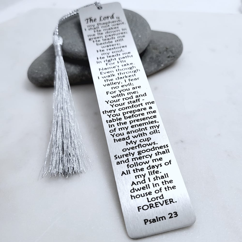 Image of Psalm 23: The Lord is my Shepherd Bookmark  for Book Lovers