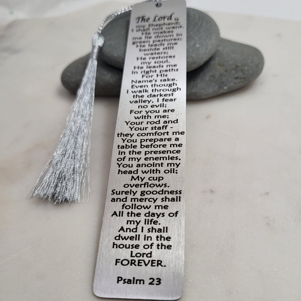 Image of Psalm 23: The Lord is my Shepherd Bookmark  for Book Lovers