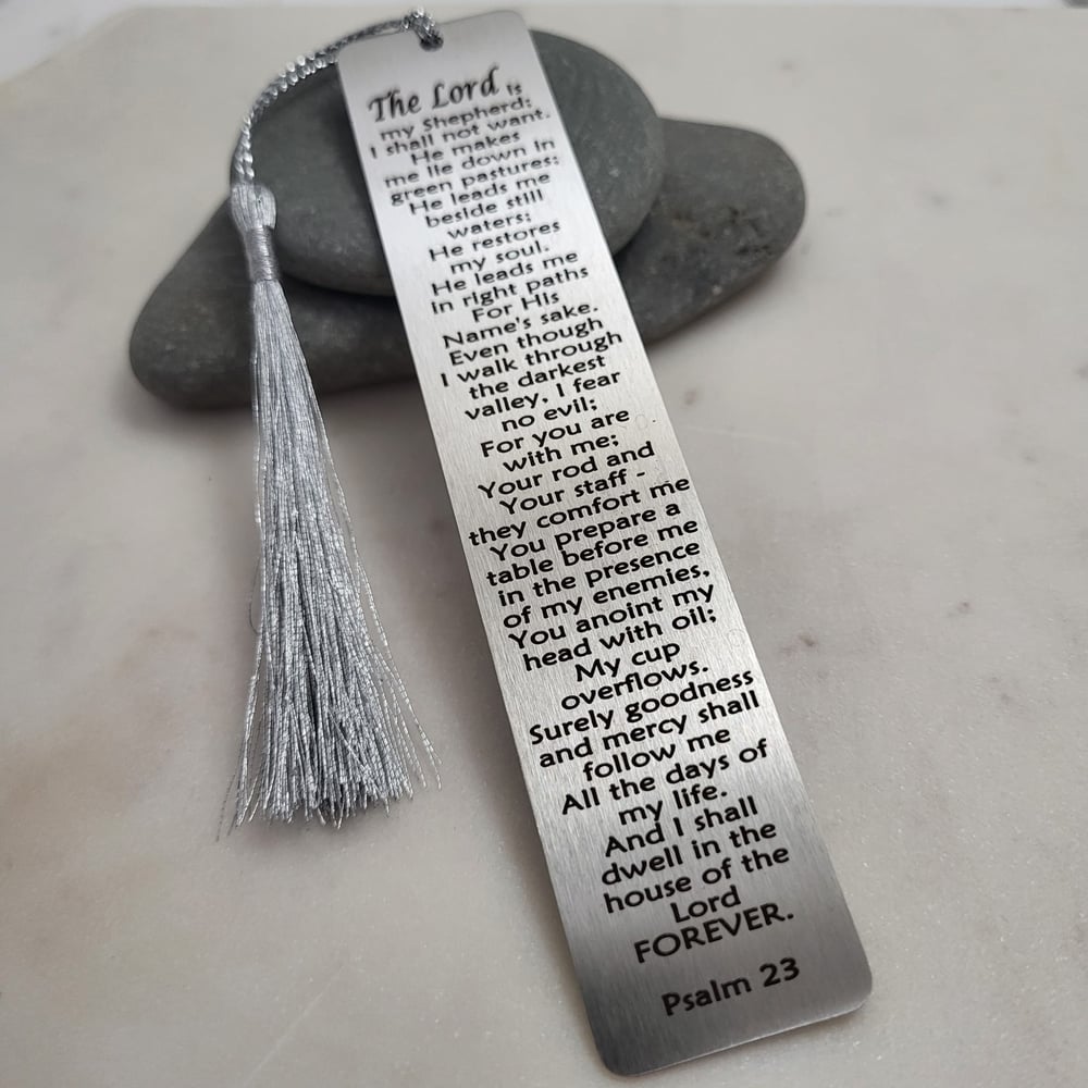Image of Psalm 23: The Lord is my Shepherd Bookmark  for Book Lovers