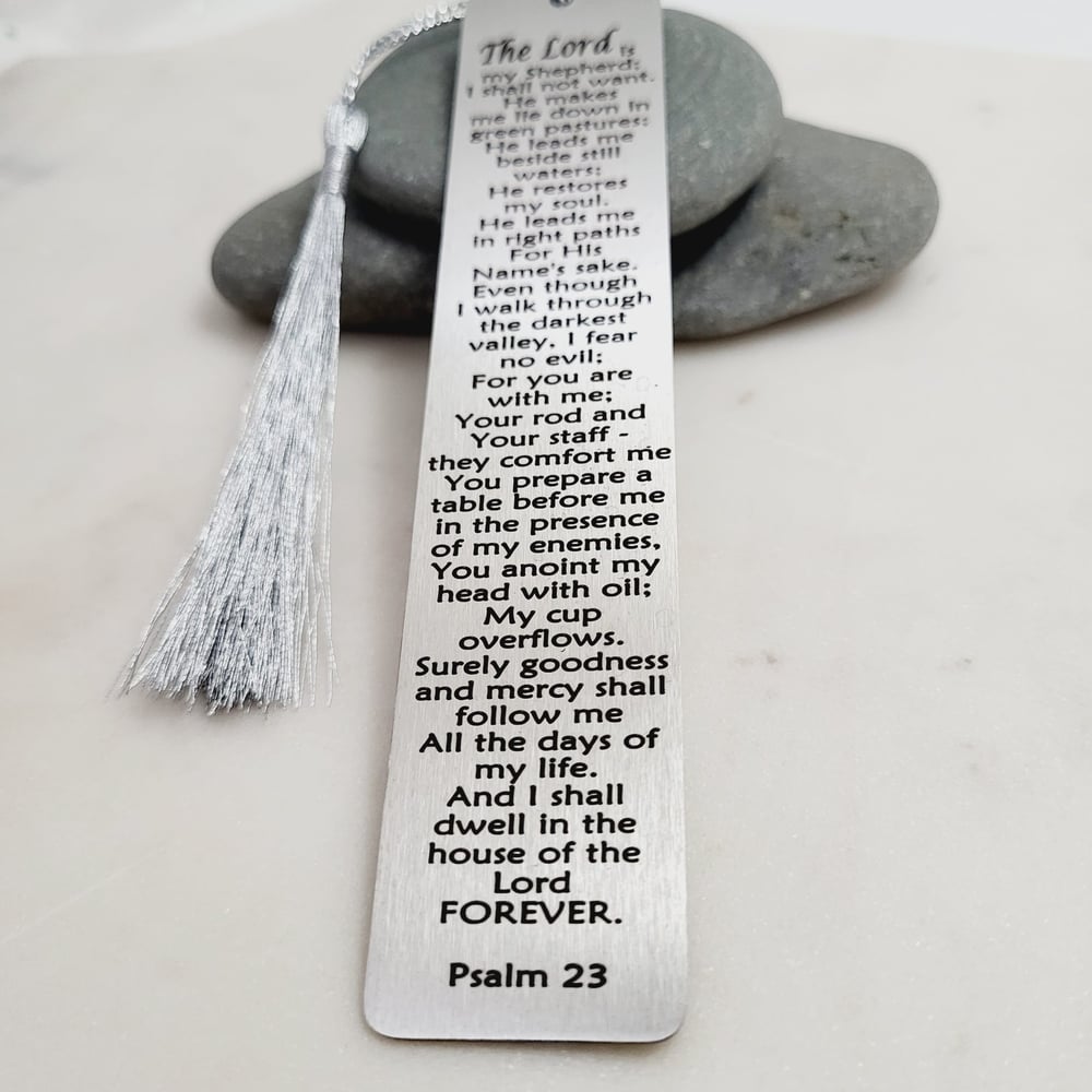 Image of Psalm 23: The Lord is my Shepherd Bookmark  for Book Lovers