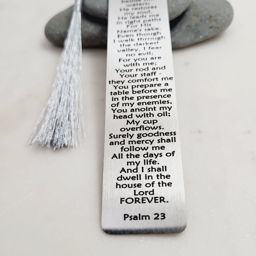 Image of Psalm 23: The Lord is my Shepherd Bookmark  for Book Lovers