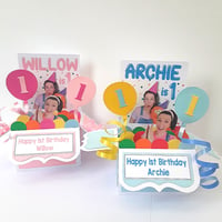 Image 8 of  Personalised Ms Rachel  Inspired Pop Up Card Box, Personalised Ms Rachel Inspired Centrepiece 