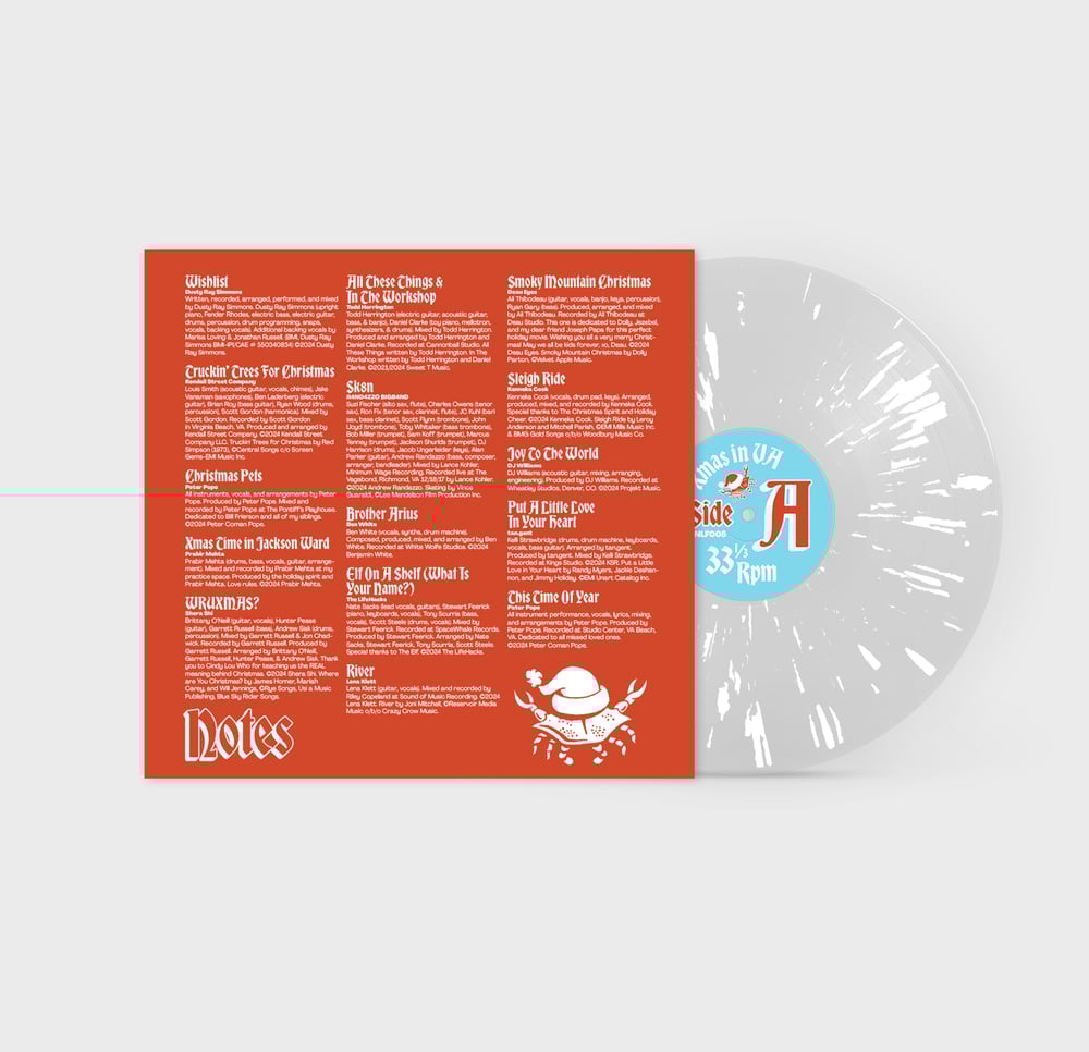 XMAS IN VA - Various Artist (Clear Splatter)