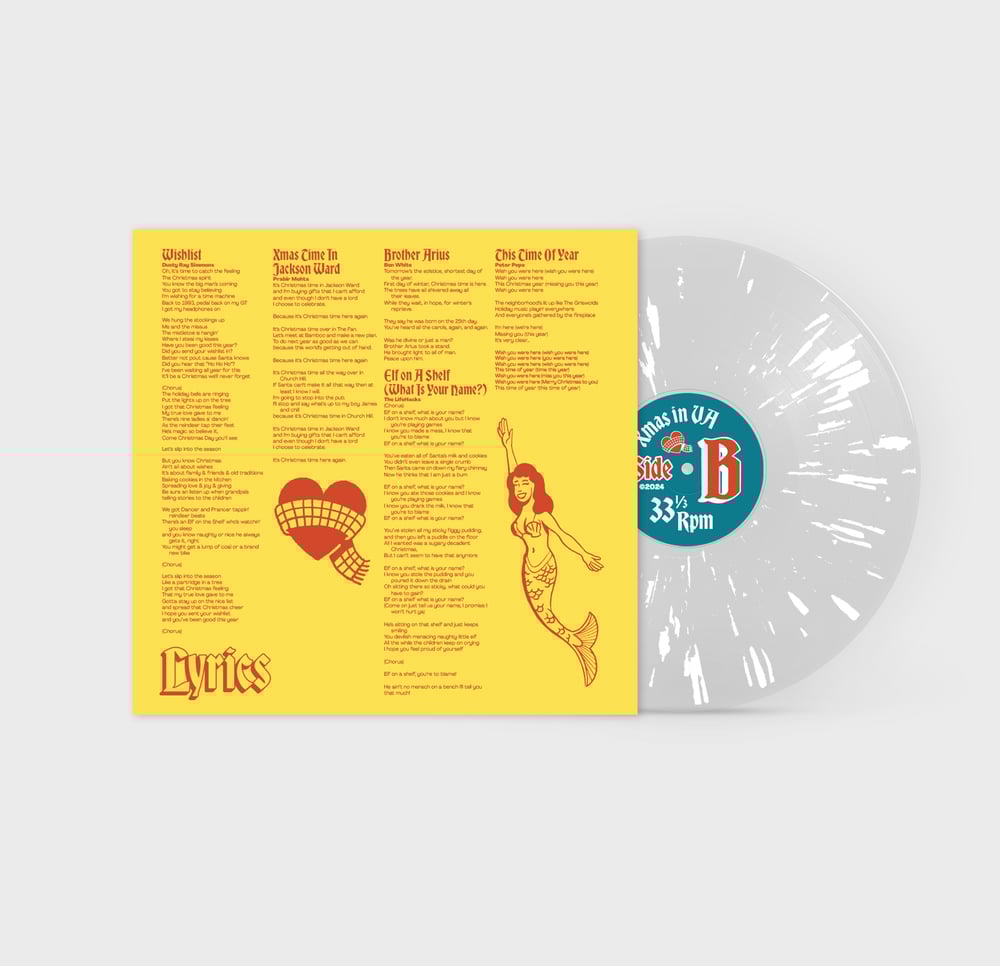 XMAS IN VA - Various Artist (Clear Splatter)