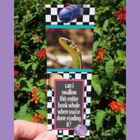 Can I Swallow This Entire Book Bookmark [set of five]