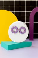 Donut Memphis grande lila/mint