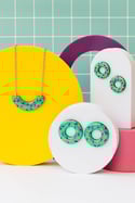 Donut Memphis grande lila/mint