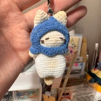 Image 4 of Loafy Cat in Jellyfish Hat Keychain