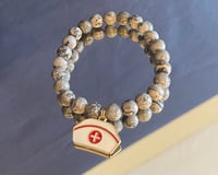 Image 1 of Beaded Bracelets w/ Charms