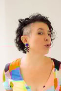 Pendientes Memphis squares