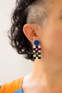 Pendientes Memphis squares