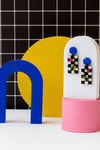 Pendientes Memphis squares