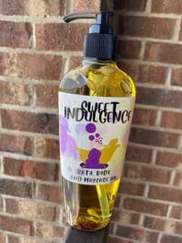 Herbal infused bath, body, and massage oil 