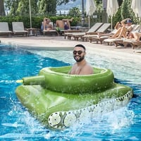 Big Size Summer Giant Tank With Watergun Inflatable
