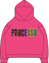 Image 1 of PINK JESSIE PROCESSO HOODIE