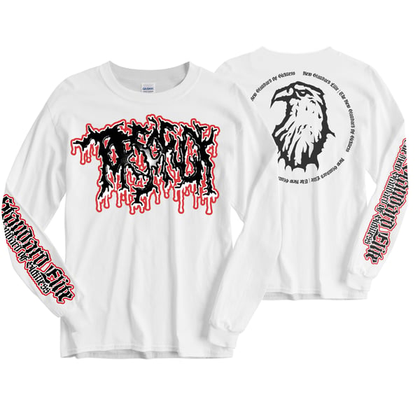 Image of TORSOFUCK "LOGO" WHITE LONG SLEEVE