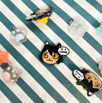 Image 1 of Smug Kitty Pins - Izutsumi