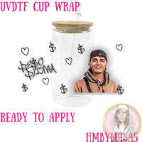Peso Pluma UVDTF cup wrap