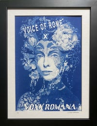 “Mother Nature”  Framed Cyanotype